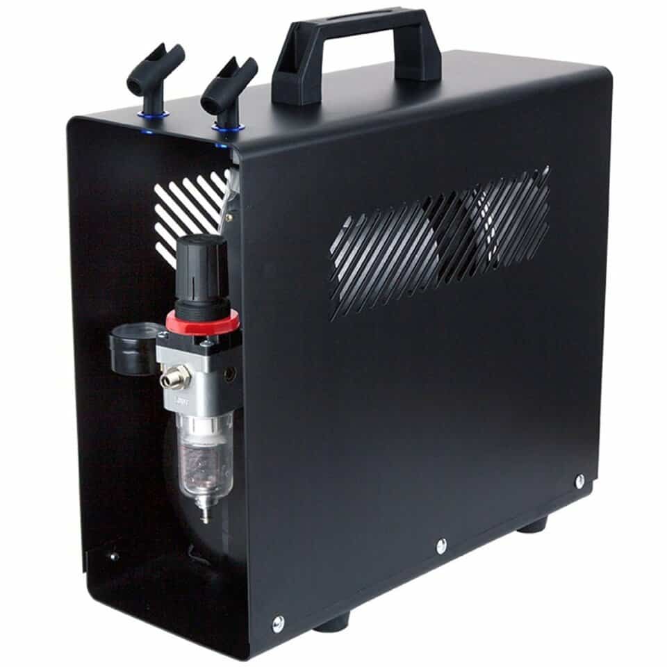 Fengda AS-196A Airbrush Compressor with Air tank - Foxy Studio